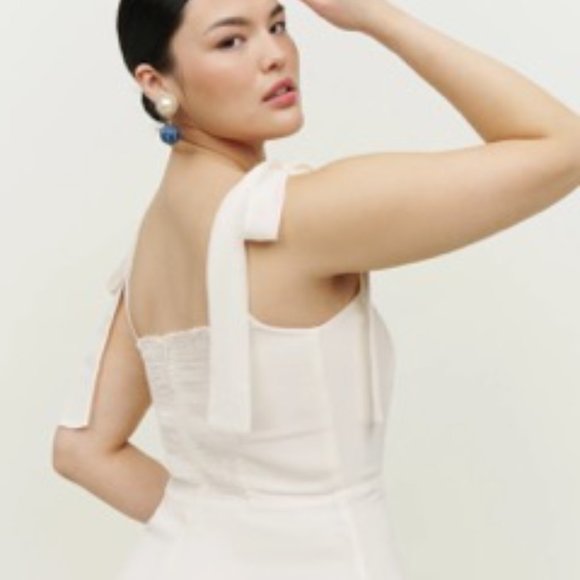 Reformation Wedding / Bridal Gown - Westerly Dress in Ivory - Picture 11 of 13